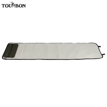 

Tourbon Hunting Shotgun Rifle Gun Cleaning Mat Cushion with Fleece Cleaning Care Kits Universal Equipment 134CM Gun Accessories