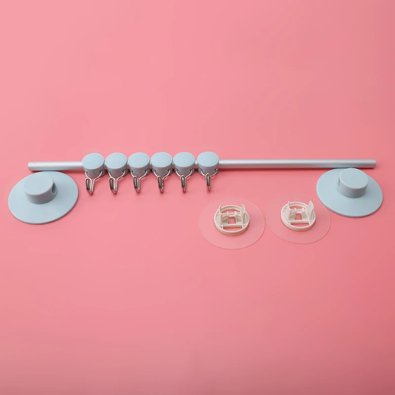 

Nail-Wall Transport Rod Hook Multifunctional Sliding Hooks Home Strorage Hook Bathroom Products