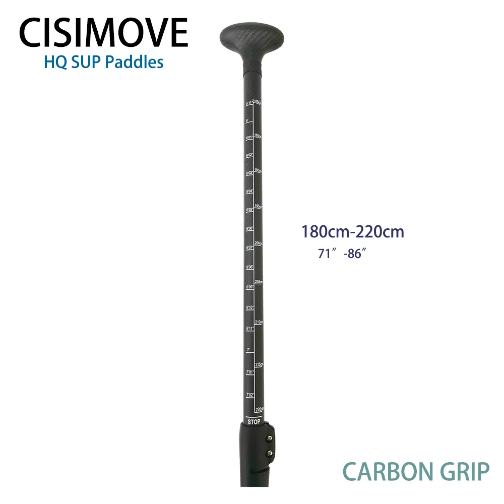 CISIMOVE высокий стандарт 3 шт. Регулируемый карбоновый черный матовый SUP весло для SUP доска