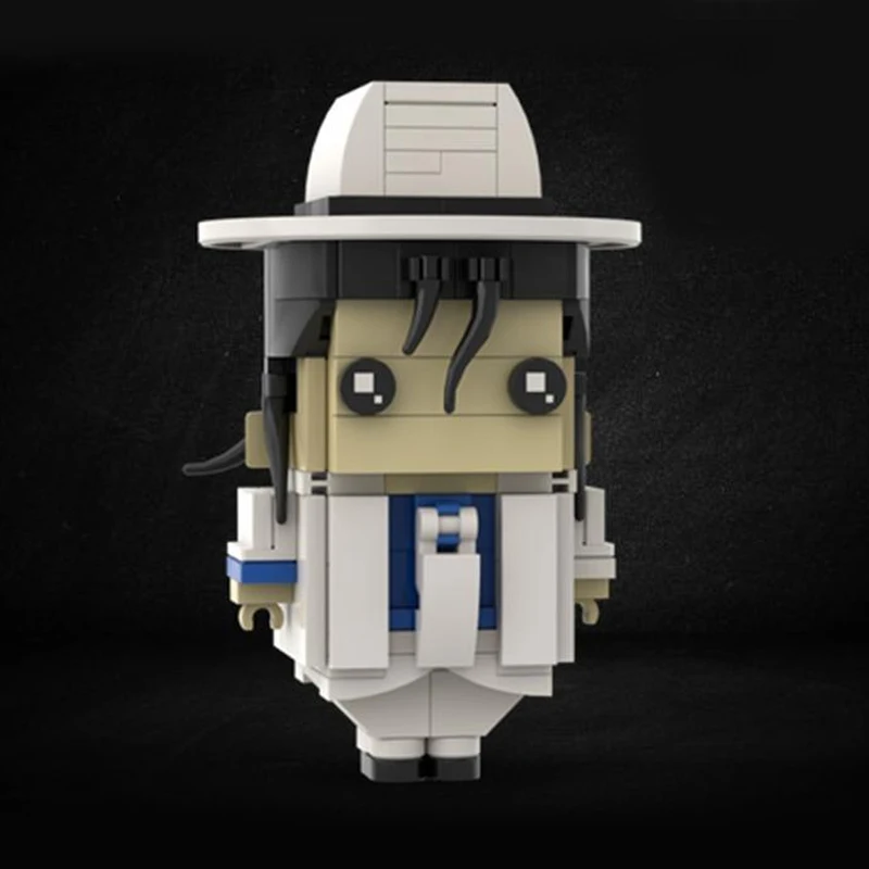 Bricklink Ideas Figures Music Superstar Michael Jackson Brickheadz Building Blocks Toys For Children Gift
