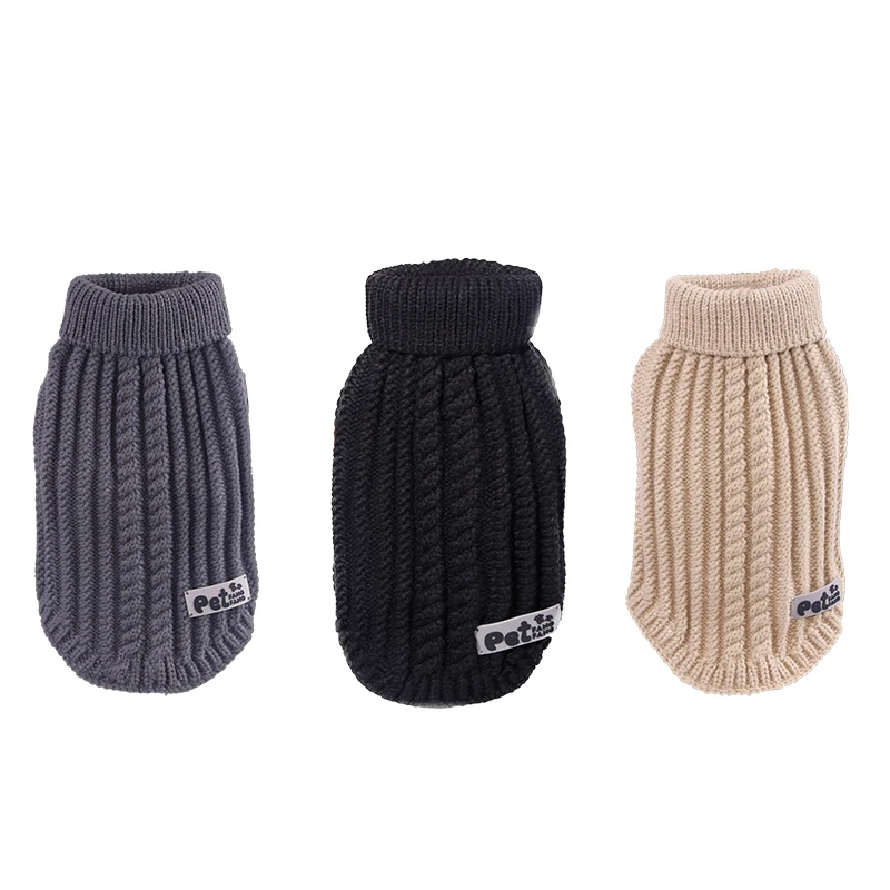 

Leisure Pet Dog Sweater Autumn Winter Pet Knitted Pullover For Small Dogs Cats Acrylic Fibres Dog Clothes Cats Coat Pet Costume