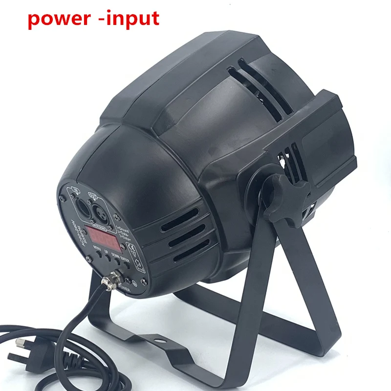 24x12 Вт 4в1 rgbw led par light DJ Par Банок корпус из алюминиевого сплава Освещение сцены DMX свет - Цвет: 24x12W black