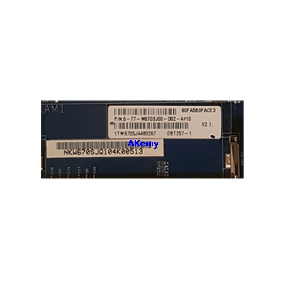 Ноутбук moterboard подходит для Clevo W670SZ W670SJ материнская плата 6-77-W670SJ00-D02 D01