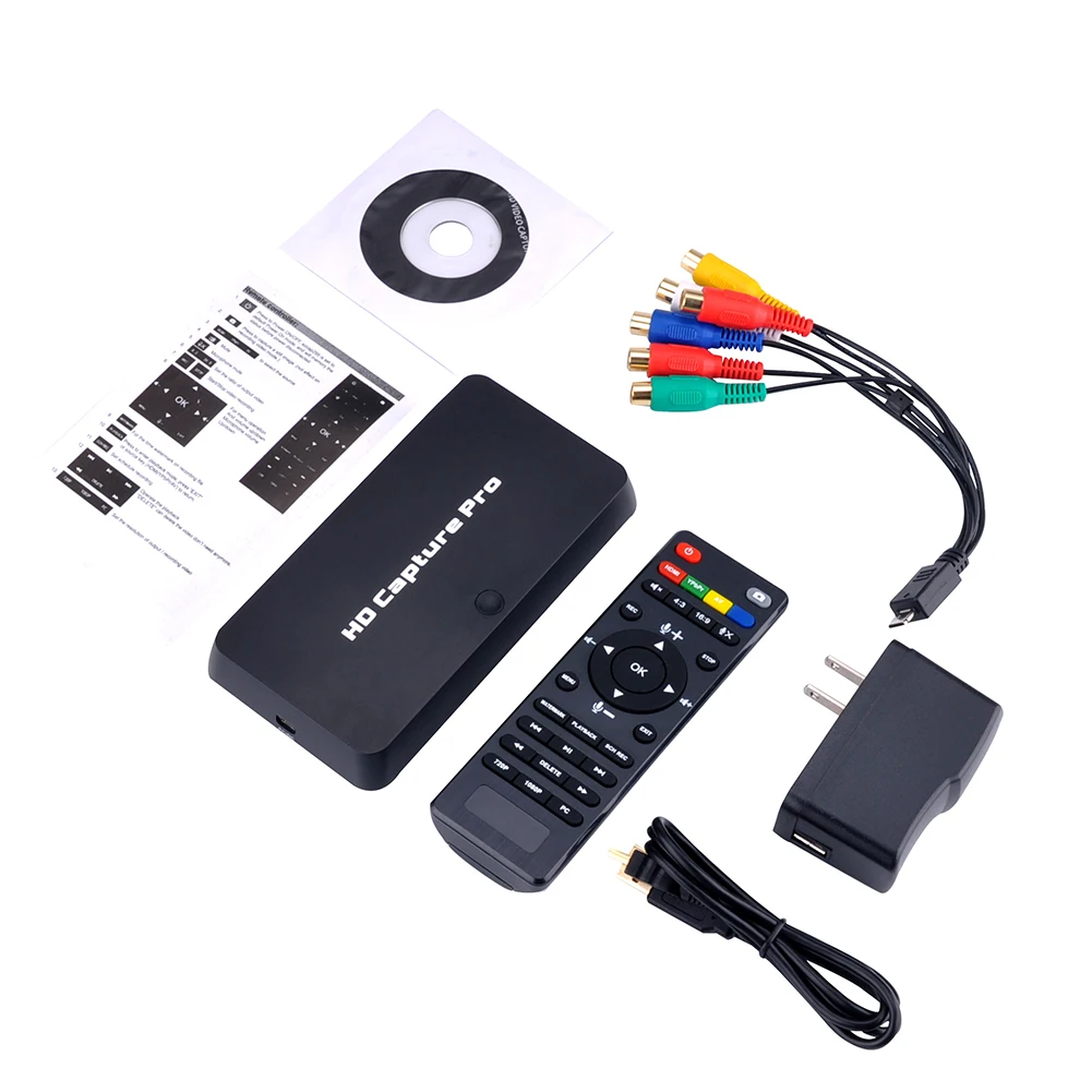 

USB HD Video Capture Camera Computer Accessories Office Set Up AV Live Streaming Device HDMI Recorder Security For Game TV Box