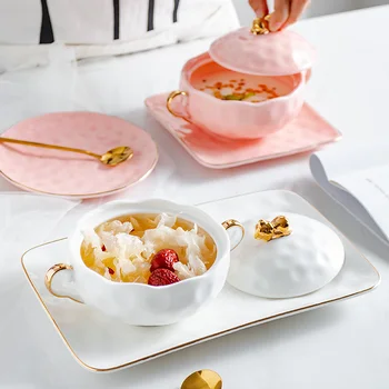 

European style high-grade bird's nest stew and beauty salon health care soup