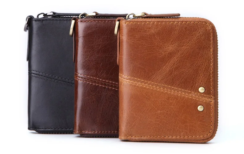marca moda bolsa carteiras com zíper qualidade