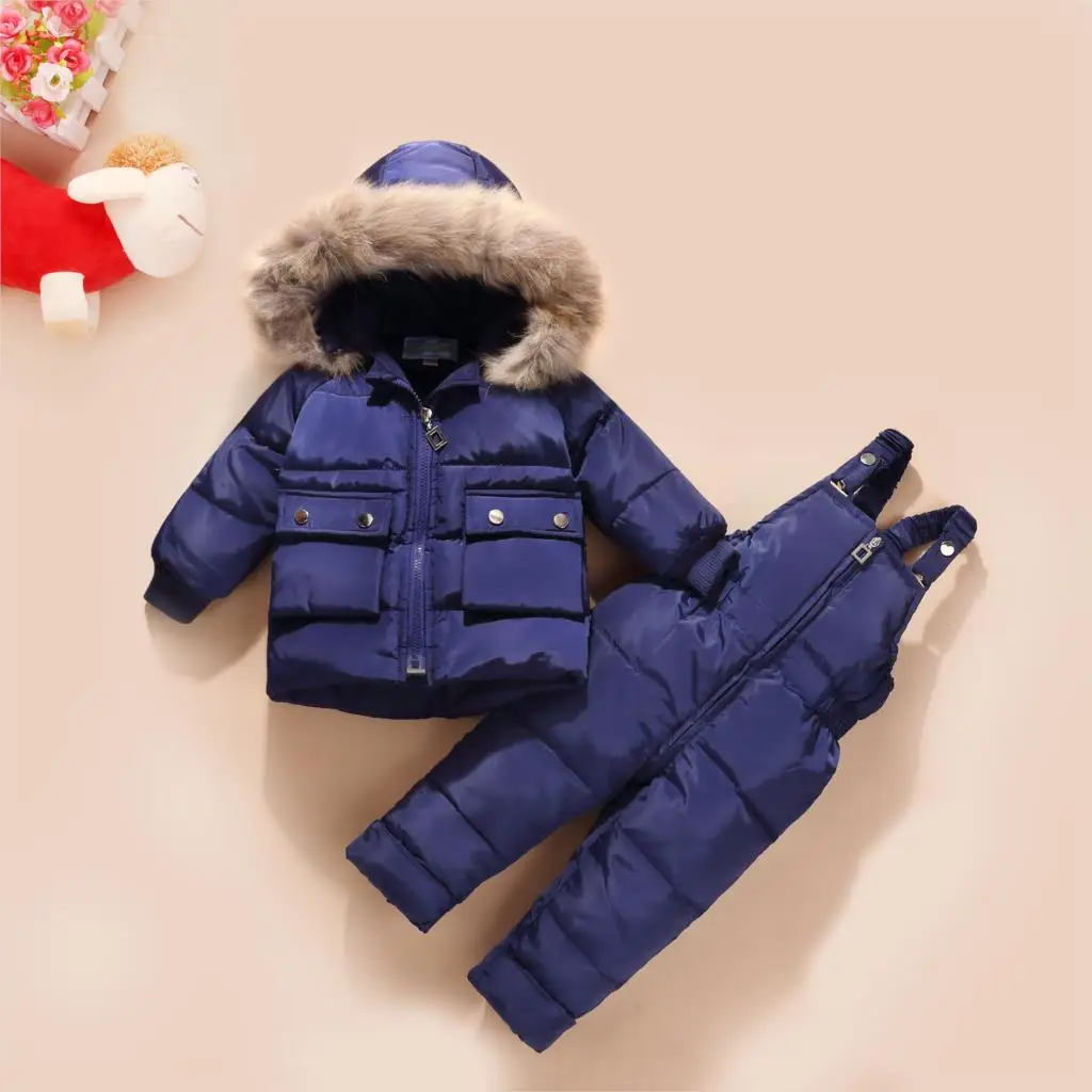 OLEKID/ зимний детский Пуховый комбинезон, Толстая теплая куртка, пальто, комбинезоны, комплект одежды для маленьких девочек и мальчиков 1-4 лет, детская одежда, костюм