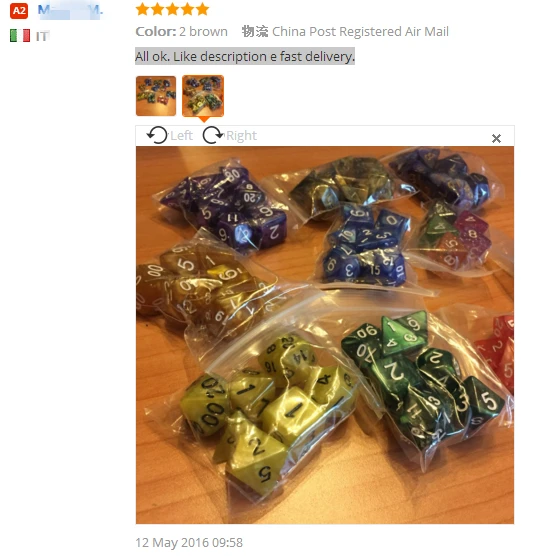 7Pcs/Set Resin Polyhedral TRPG Games For DND Game Opaque D4 D20 Multi Sides Dice Pop for board Gaming dice toy|board game|games gamesboard games toys