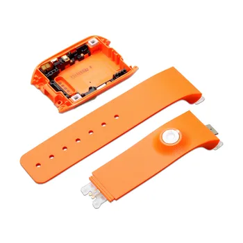 

Back Housing Cover+Silicone Watchband Strap for Samsung Gear SM-V700 Watch Parts Back Case Wristband Bracelet