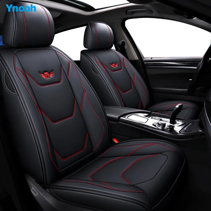 Черный Ynooh автомобильные чехлы для сидений chevrolet captiva cruze 2012 tahoe traerse 2008 lacetti aveo t250 t300 lanos onix niva автомобильный протектор - Название цвета: Черный