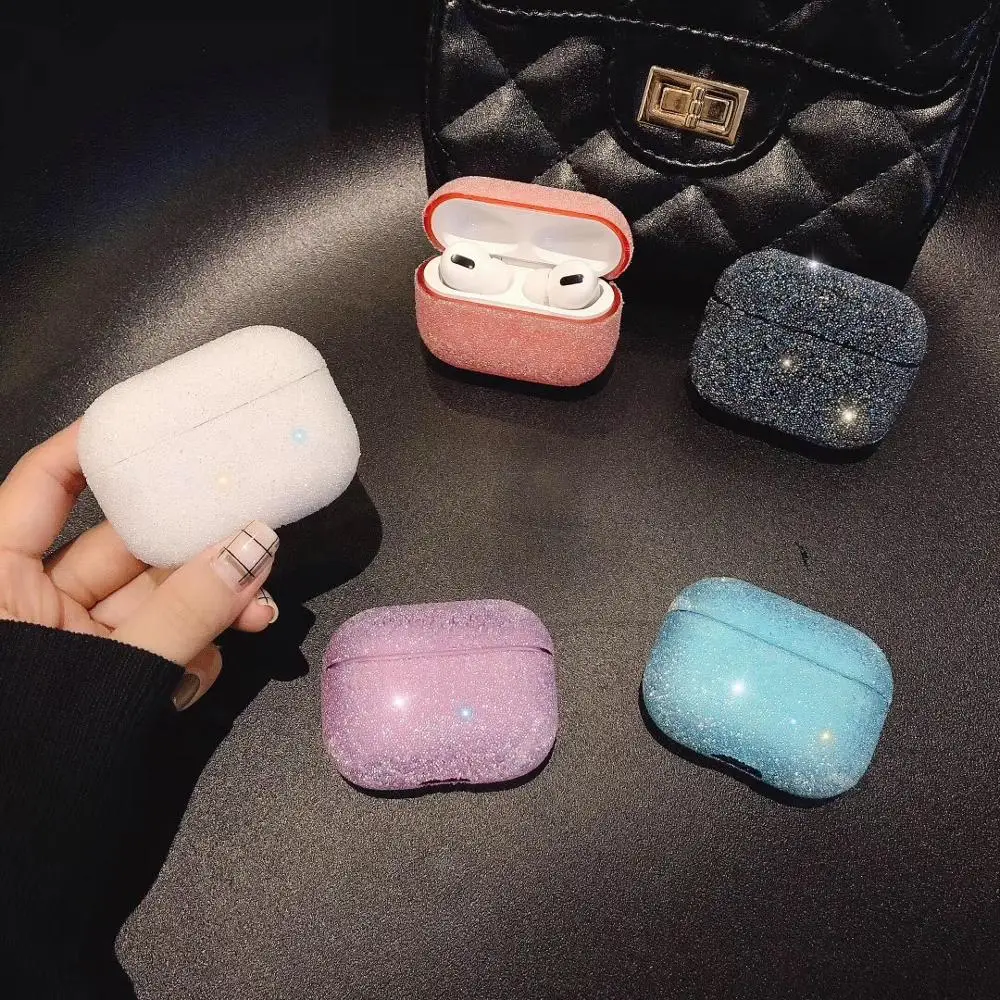 

Cases for Airpods Pro Cover Bling Crystal Luxury Girly Bag Wireless Bluetooth Earphone Case for Airpods 2 1 Heatset Charging Box