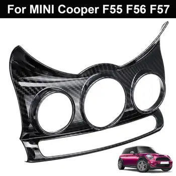 

Carbon Fiber Style Center Dashboad Console Cover Trim Car Interior Decoration for MINI Cooper F55 F56 F57 2018
