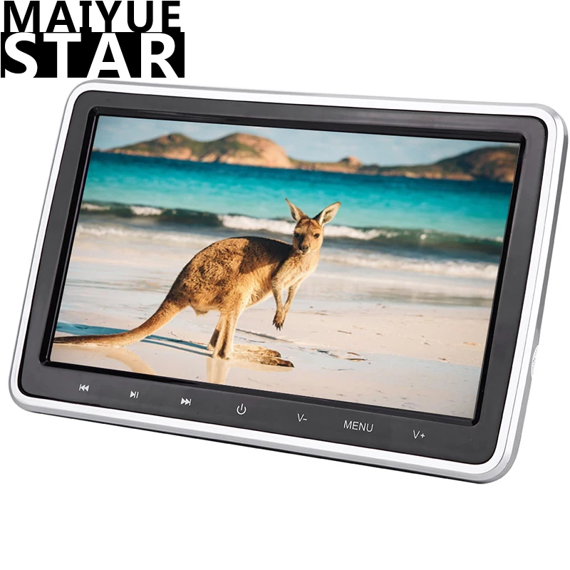 Maiyue star 10,1 дюймов внешний автомобильный dvd-плеер цветной ЖК-цифровой экран сенсорная кнопка автоматические аксессуары подголовник дисплей