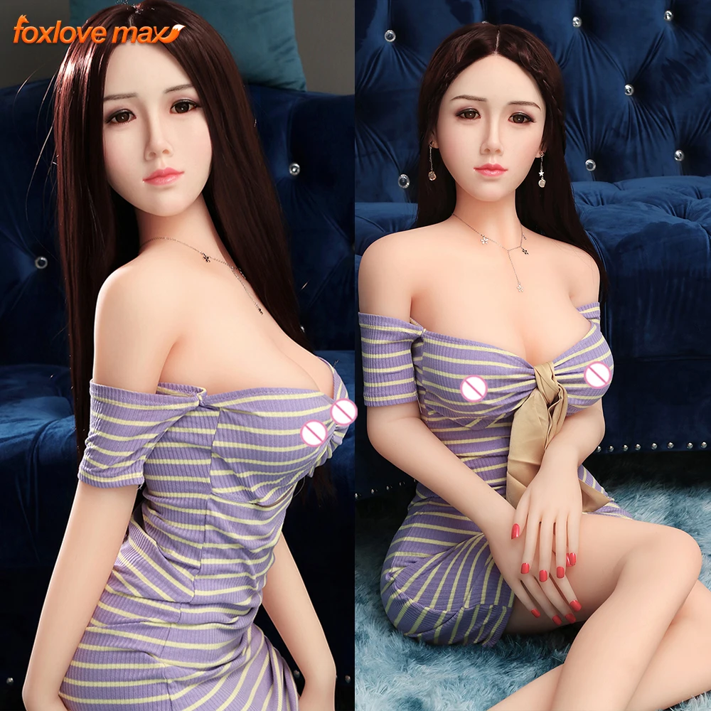 Silicone Head With Implanted Hair 158cm Doll Sex Silicone For Man Lifelike Breast Vagina Ass Adult Sex Dolls For Men