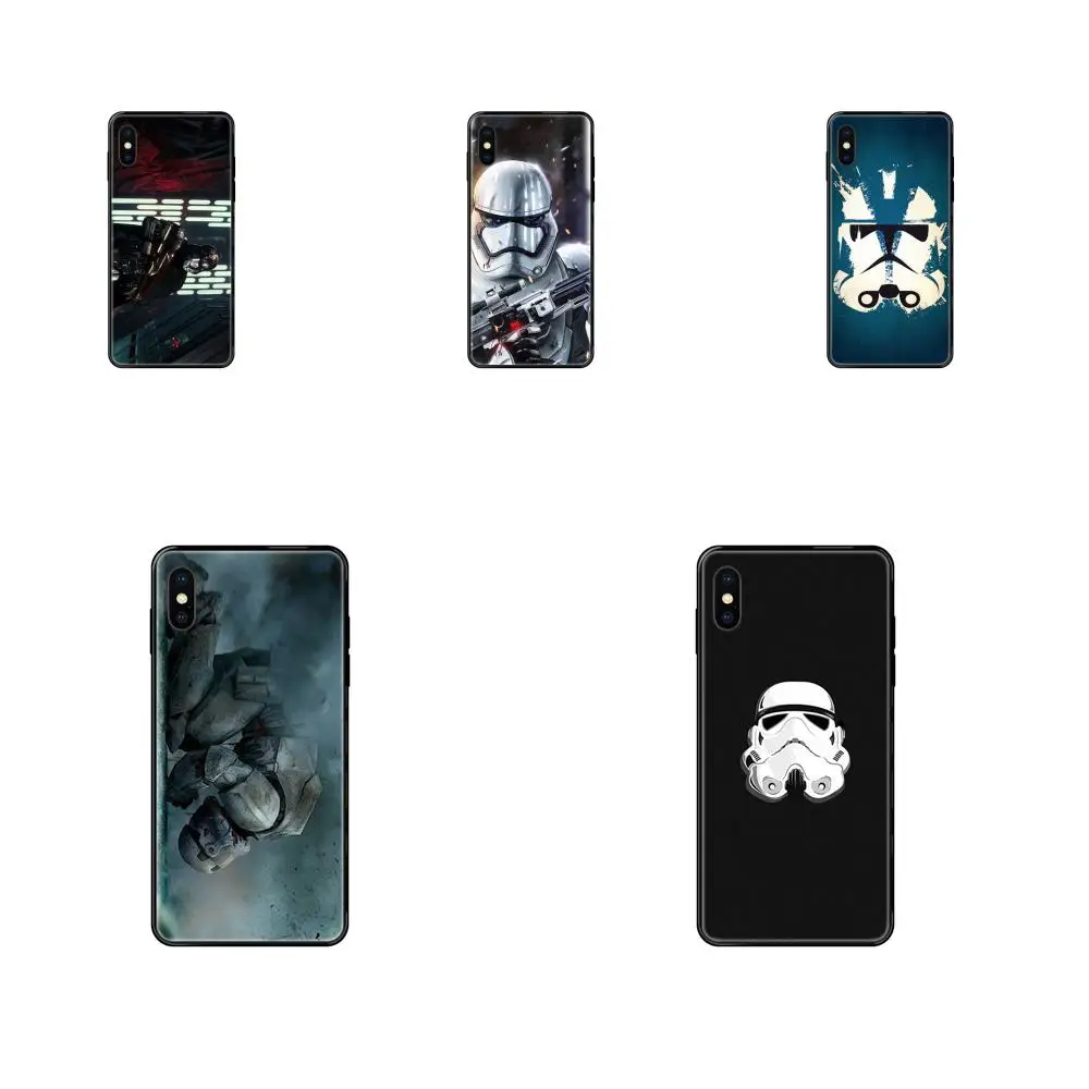 Retro Stormtrooper On Wood For Samsung Galaxy S5 S6 S7 S8 S9 S10 S10e S20 edge Lite Plus Ultra Soft TPU Fashion Cell Phone Case | Мобильные