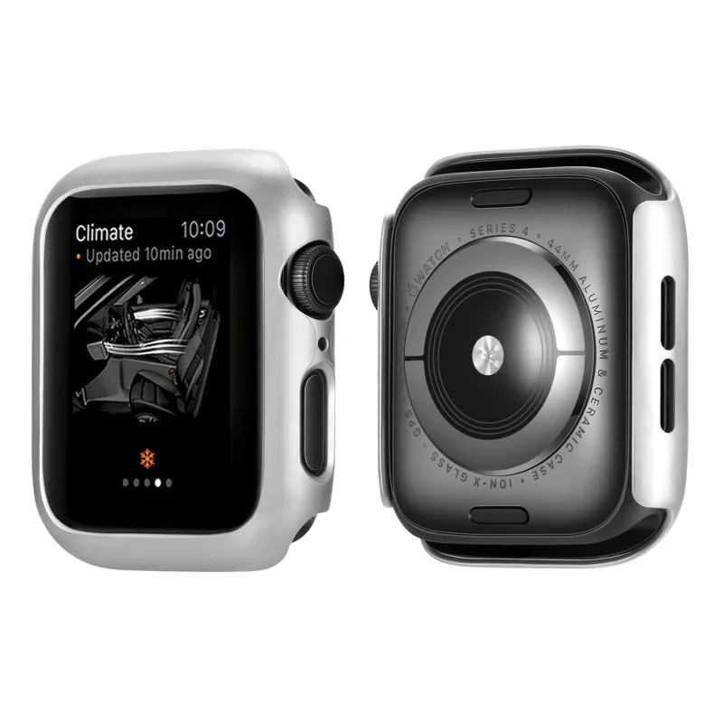 Роскошный Жесткий чехол из поликарбоната для Apple Watch 4 5 40 мм 44 серия 3 2 1 42 38