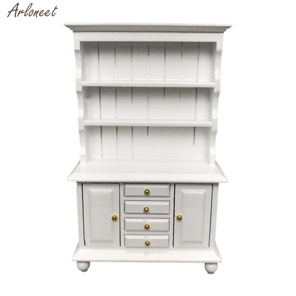 1:12 Dollhouse Furniture Miniature Bookshelf Living Room Kids Pretend Play Toy Decoration Miniature Dolls Simulation Home Toy