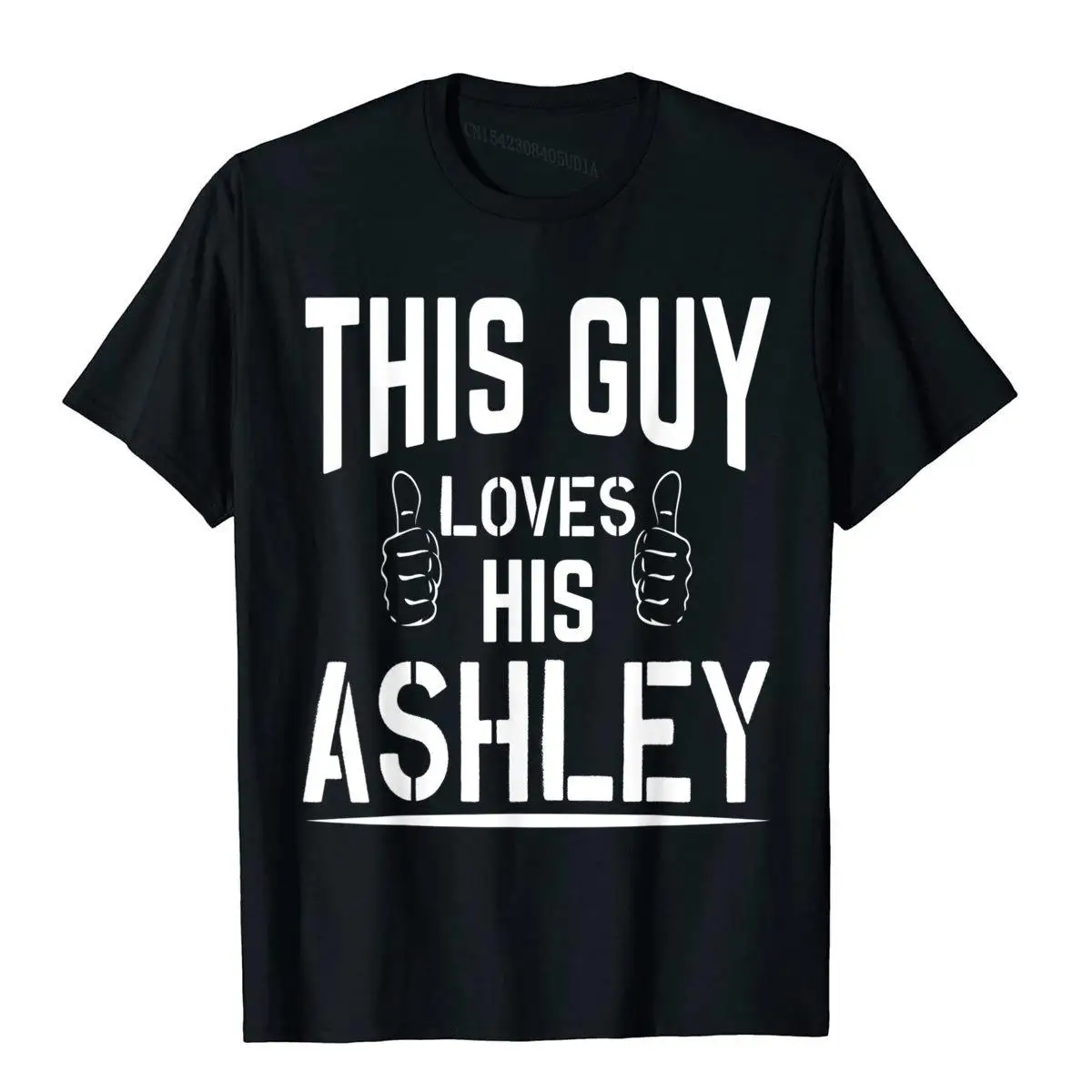 This Guy Loves His Ashley Cool Name T-Shirt__97A1583black