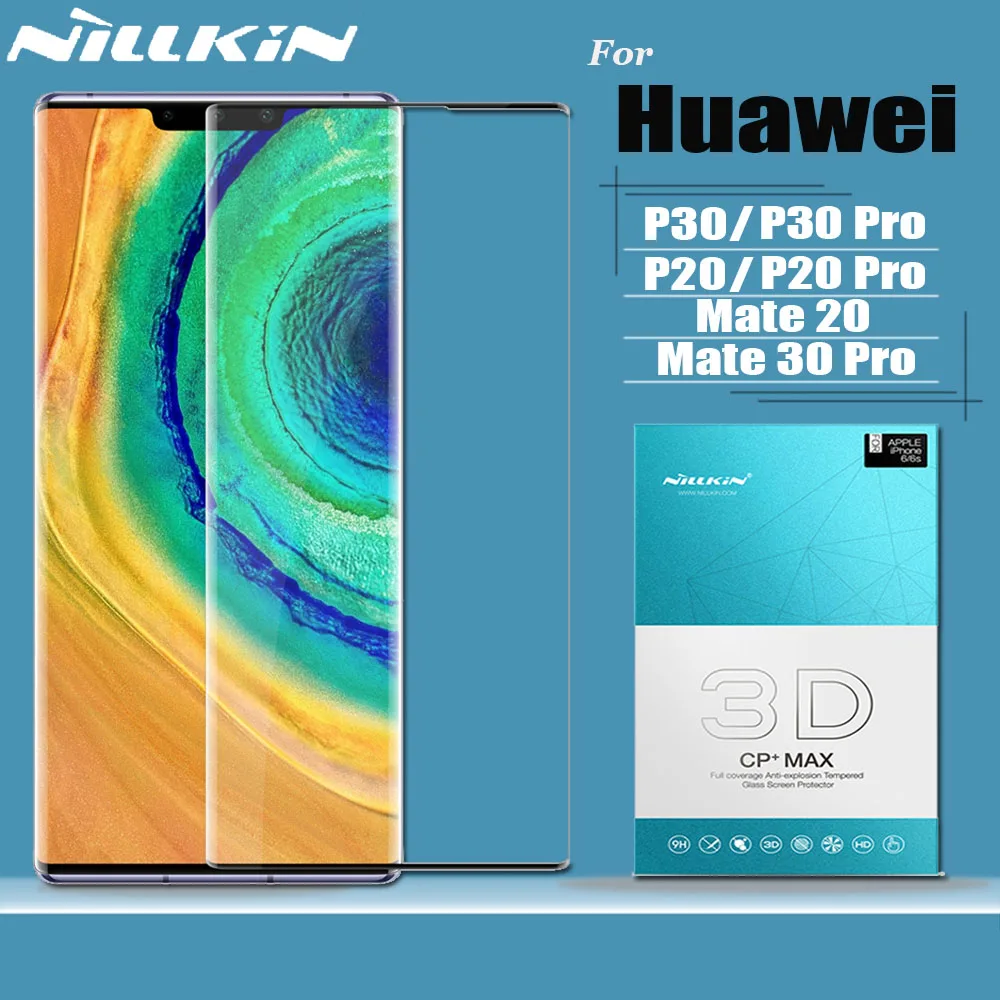 Nillkin 3D защитное закаленное стекло с полным покрытием для huawei mate 30 20 P30 P20 Pro mate 30 mate 20 Защитное стекло для экрана