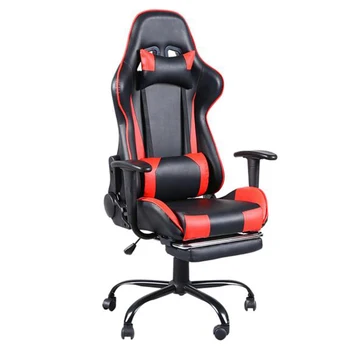 

Gaming Chair Office Chair Type T High Back Swivel Chair with Footrest Tier Computer Chair Internet Cafe Racing Chair