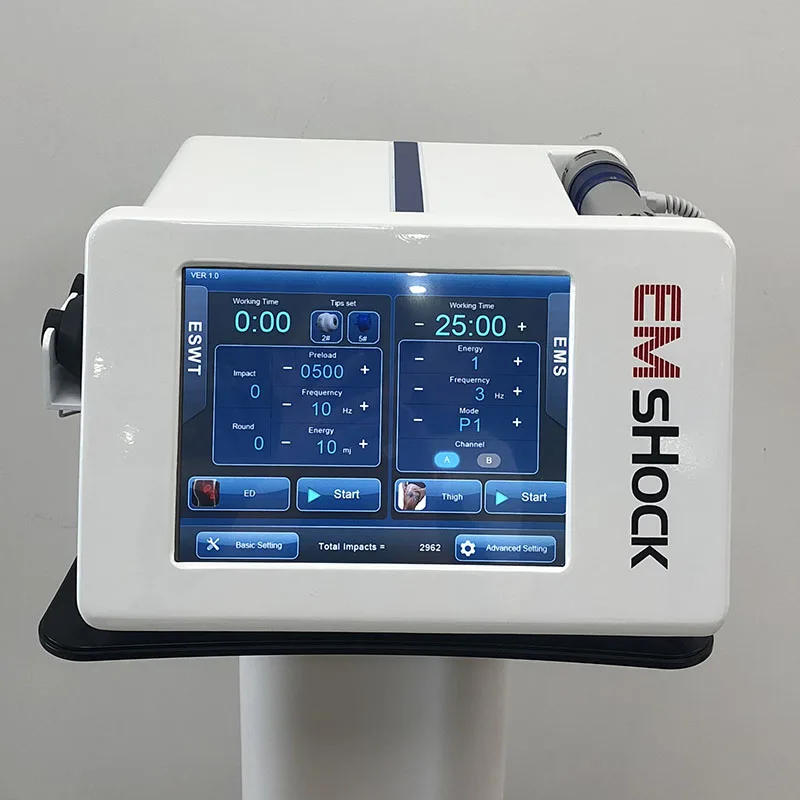 EMS+ ударная волновая Терапия ED лечение уменьшение брюшной полости и жира тела рост мышц силовая тренировка после тренировки восстановление