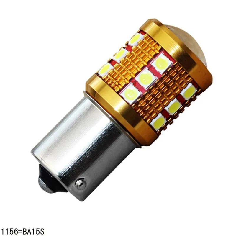 Пара BAU15S BA15S 1157 1156 BAU15S 3030 24SMD красный желтый белый для автомобиля стоп-сигнал поворота светодиодный свет лампы Play& Plug