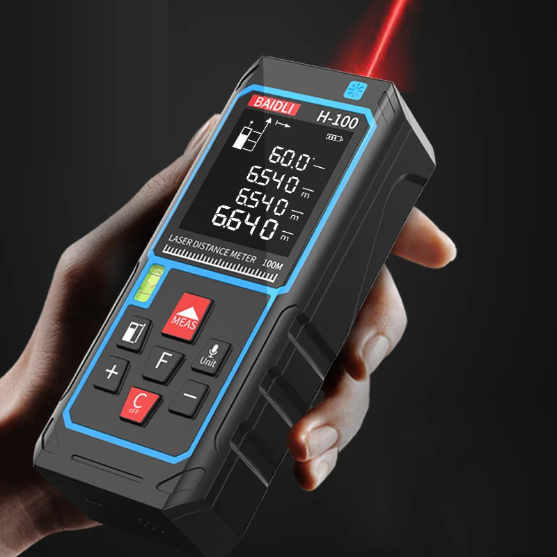 Handheld Laser Rangefinder 40/60/80/100/120M Digital Laser Distance Meter Electrical Level Tape Laser Distance Measurer Handheld Laser Rangefinder 40/60/80/100/120M Digital Laser Distance Meter Electrical Level Tape Laser Distance Measurer
