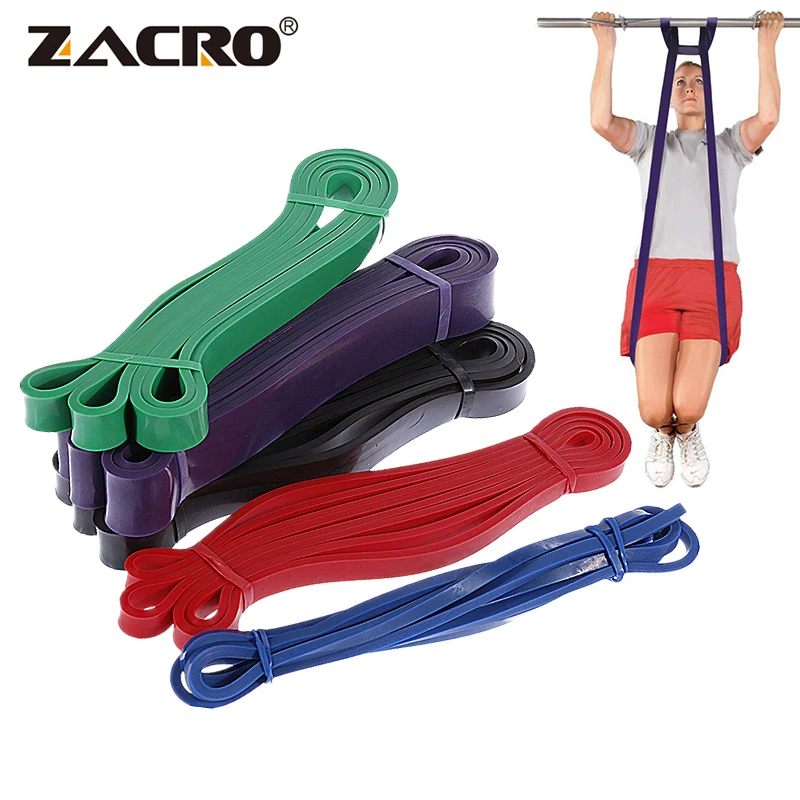 Zacro Fitness Rubber Bands Resistance Band Unisex 208Cm Yoga Elastic Bands Loop Expander Yoga Pull Rope for Gym Exercise Sports