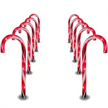 10 колья 110 В костыль Лампа Пейзаж огни прочный атмосферу фестиваль рождественские украшения экологичный сад дом