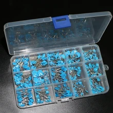 Juego de condensadores de cerámica de alta tensión, surtido de 15 valores x 20 piezas, caja de Kit, 1nF, 2,2 NF, 10nF, 22nF, 0.47nF, 0.56nF-10nF
