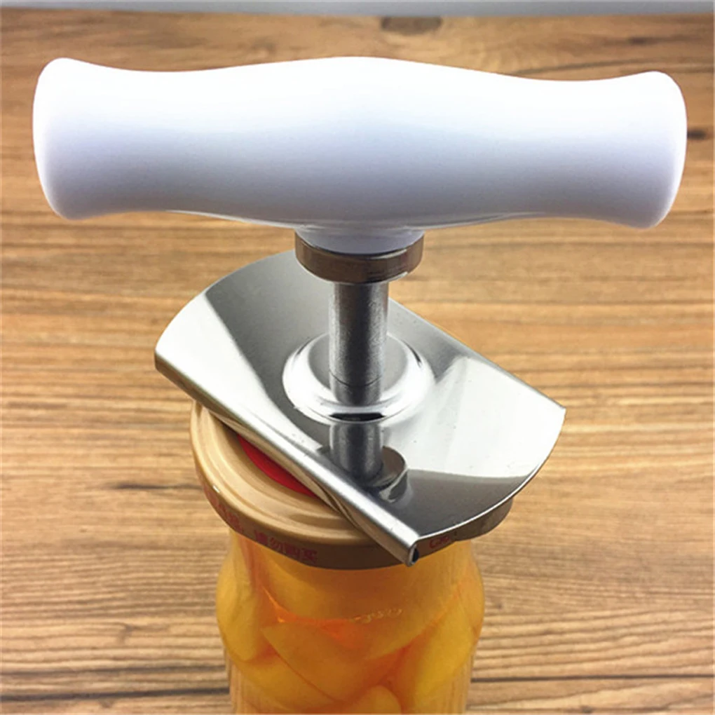 1pc Random Color Adjustable Jar Opener Stainless Steel Lids off