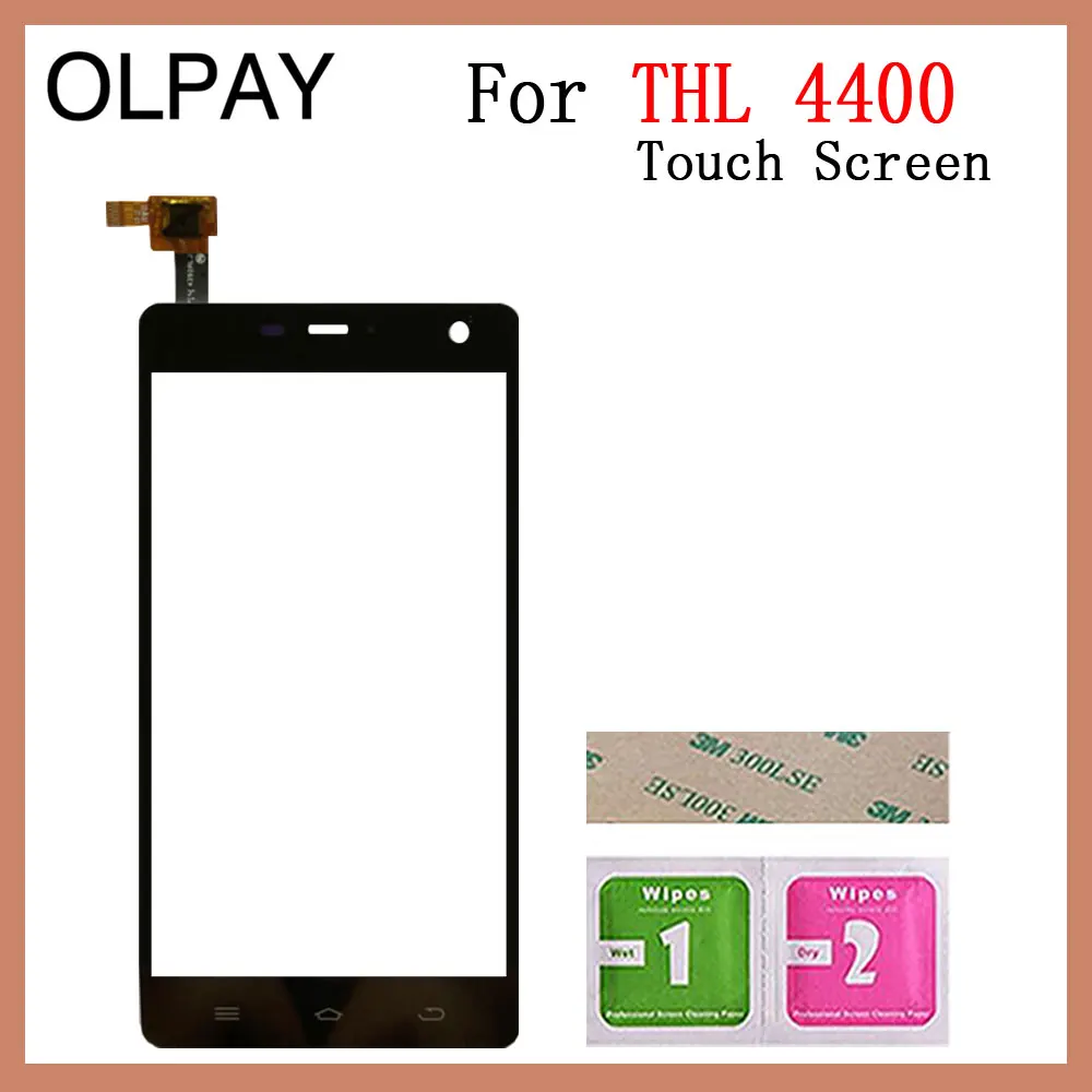 Black No Tools Мобильный телефон сенсорный экран для THL 4400 THL4400 5,0 ''дюймовый сенсорный экран дигитайзер сенсорная панель стекло Ремонт и инструменты - Цвет: Black No Tools