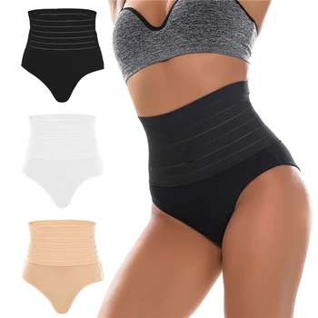 

Women High Waist Shaping Panties Breathable Body Shaper Slimming Tummy Underwear Butt Lifter Seamless Panties Shaperwear