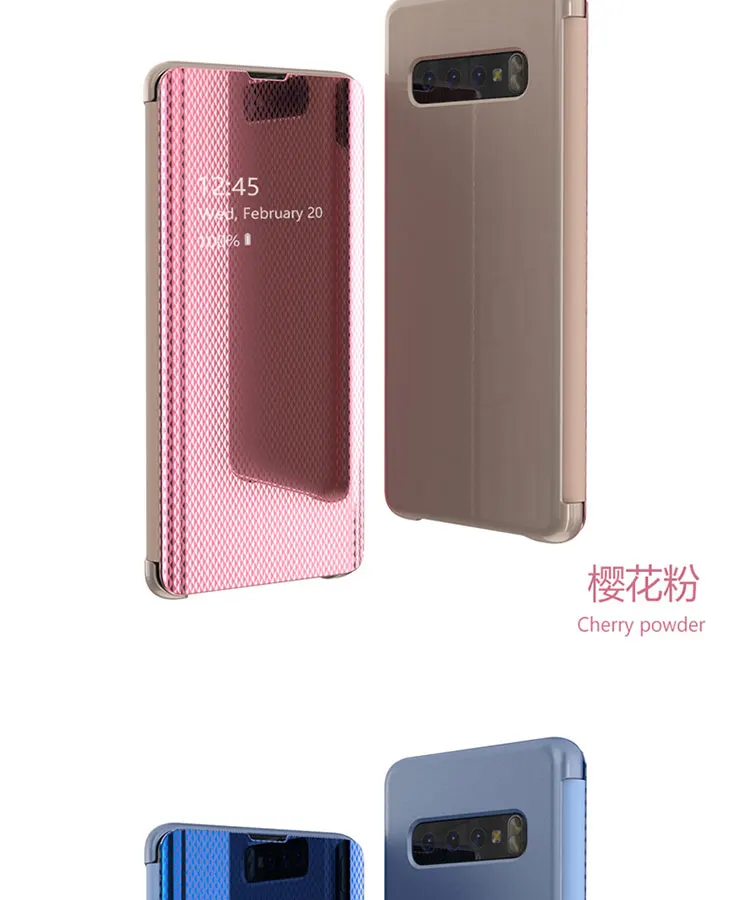 Lamorniea зеркальный Чехол С Откидывающейся Крышкой для samsung Galaxy S10 S8 S9 плюс S10e S7 Edge Note 8 9 A50 A30 A70 A7 A750 чехол