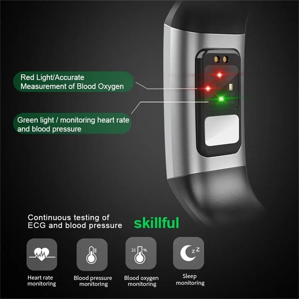 Умный Браслет S28, браслет для здоровья, водонепроницаемый, Bluetooth, кровяное давление, умные часы, телефон, применимый для Apple samsung