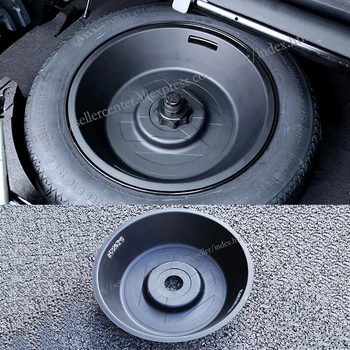 

For SKODA KODIAQ 2017-2019 rear Trunk spare tire compartment box Miscellaneous storage box modification Car Styling Accessories