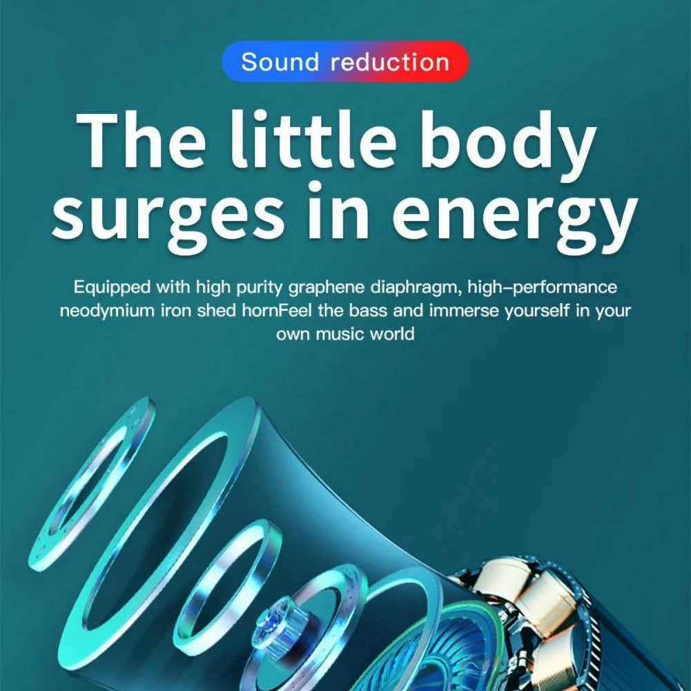 Bluetooth V5 1 Earphones Wireless touch Headphones With led display Headsets with Charging Box For Android