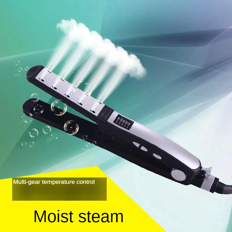 Smart Thermostat Ceramic Plate Hair Straightener Wet And Dry Dual Purpose Clip Candy Bar Electric Splint Perm Device Expo