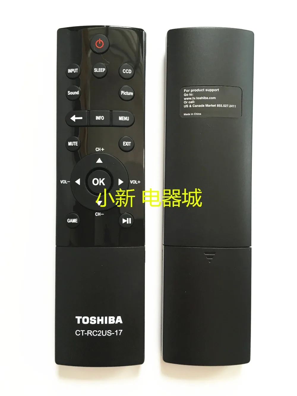 Для Toshiba lcd tv пульт дистанционного управления ct-rc2us-17 U 55L421U 55L621U