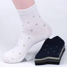 1 пара nano серебряных медных ионов антибактериальный дезодорант мужские носки хлопок анти-пиллинг Пот абсорбирующие мужские носки