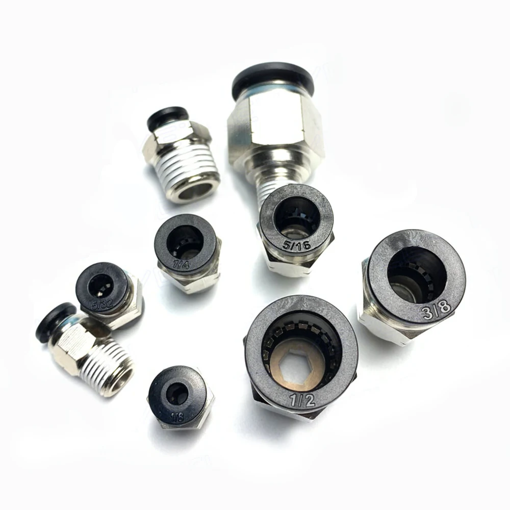 5 Pezzi Raccordi A Gomito Maschio Per Tubo On - Foto 3