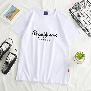 

12 color letter print spring women t-shirt round neck Short sleeve pullover ladies tee red women t-shirt korean clothing