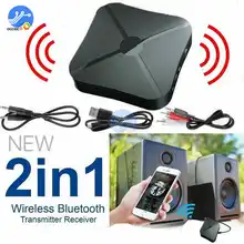 2 в 1 стерео Bluetooth 4,2 аудио приемник передатчик беспроводной адаптер с 3,5 мм AUX Jack звуковая система для ТВ MP3
