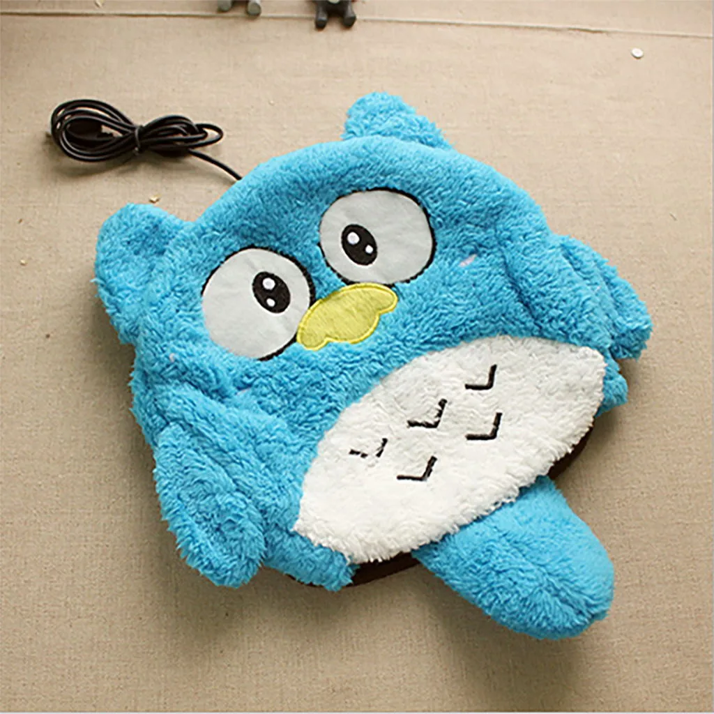 45# USB Коврик для мыши с подогревом коврик для Мыши Mause alfombrilla ordenador грелка для рук с ремешком на руку теплый зимний коврик для мыши USB порт - Цвет: B