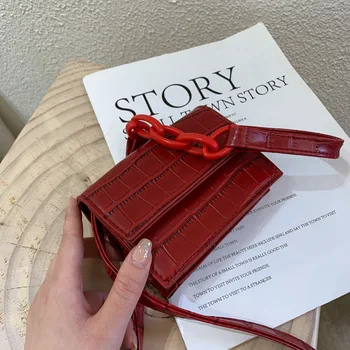 

Women's bag new 2020 Korean version of the retro crocodile pattern small square bag wild shoulder casual ins messenger bag