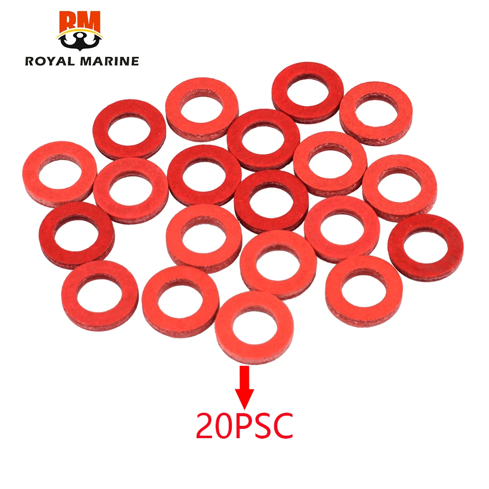 DWCX 20 pièces joint de vis de vidange d'huile d'unité inférieure rouge adapté pour Yamaha 90430-08020-00 90430-08003 accessoires 90430-08020-0 90430-08020