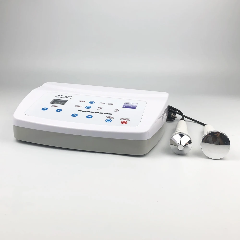 RU-628 Portable Ultrasonic Beauty Machine 1MHz High Frequency Ultra Sound Facial Massage Face Skin Eye Sonophoresis Treatment