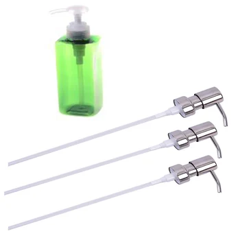 

1PC New Silver Retro Metal Dispenser Replacement Soap Pump Liquid Lotion Bottles DIY Cosmetic Emulsion Lotion Press Nozzle