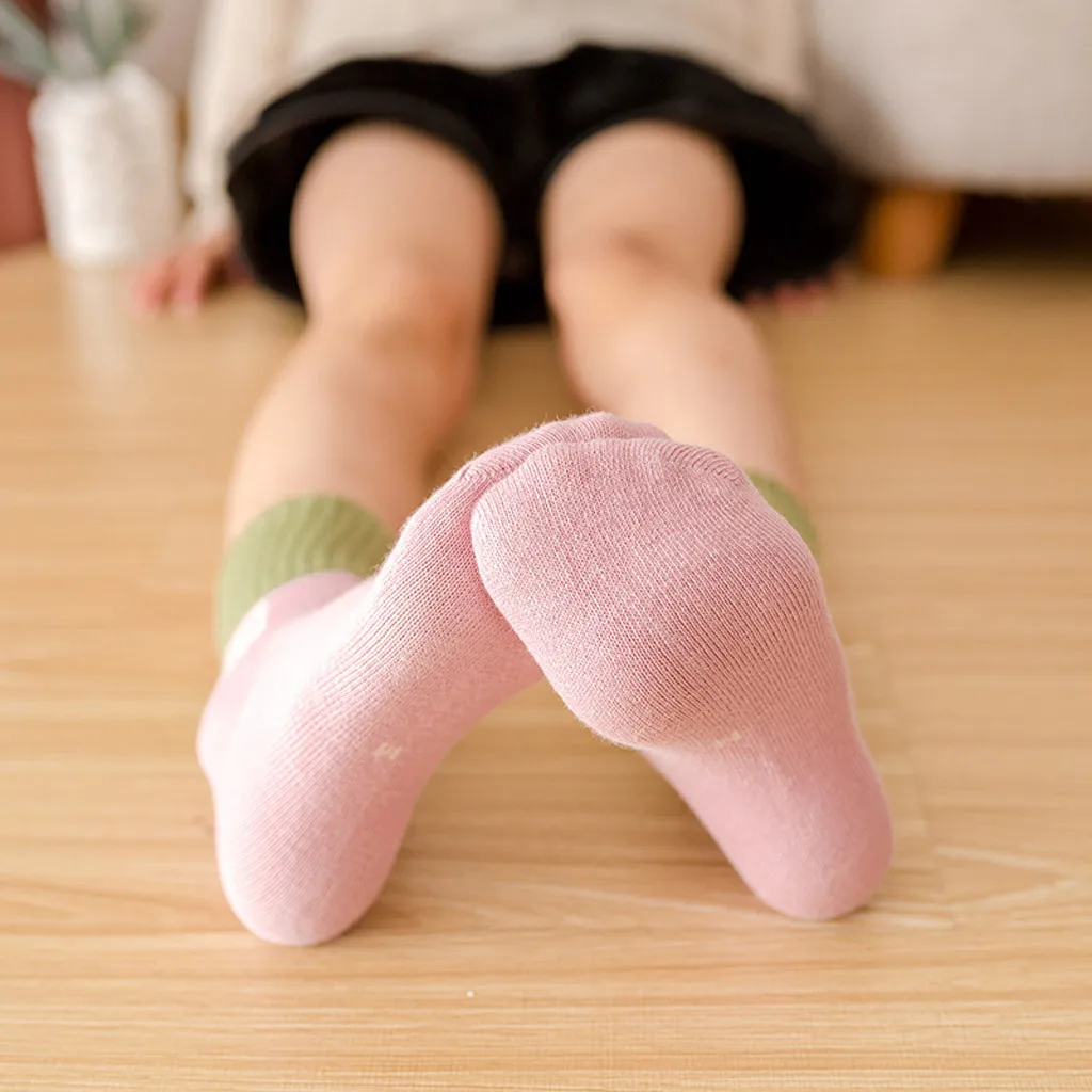 5 пар детских носков детские Нескользящие вязаные теплые носки с надписями для маленьких мальчиков и девочек детские носки# xm3