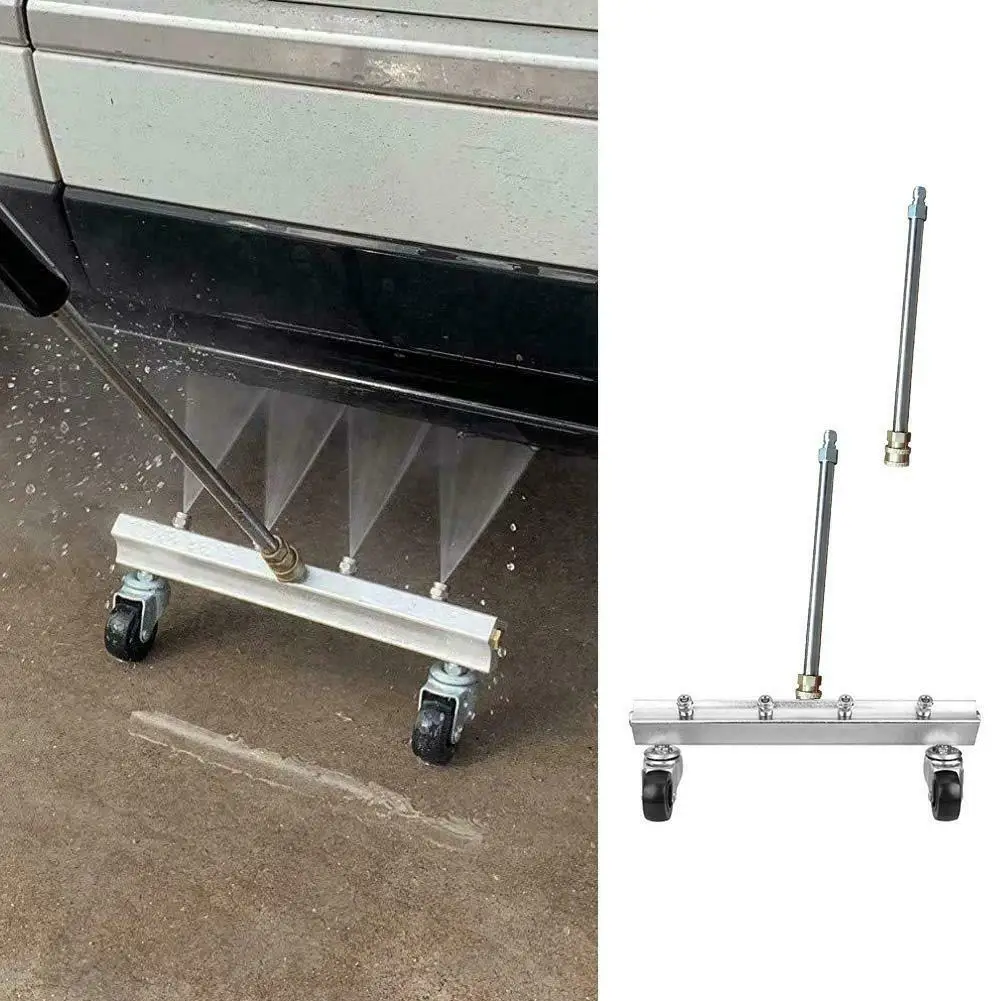 

13 Pressure Washer Undercarriage Cleaner, Under Car Water Broom, 4 Nozzle Set